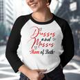 Funny Dresses And Messes Mom Of Both Mother Day Lovely Gift Youth Raglan Shirt