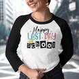 Happy Last Day Of School Kids Teacher Student Graduation Premium 37 Shirt Youth Raglan Shirt