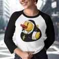 Rubber Duck Nun Youth Raglan Shirt