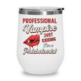 Professional Vampire Phlebotomyl Nurse Retro Phlebotomist Wine Tumbler