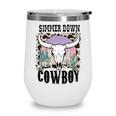 Simmer Down Cowboy Western Style Gift Wine Tumbler