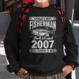 15 Years Old Fisherman Born In 2007 Fisherman 15Th Birthday Sweatshirt Gifts for Old Men