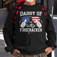 4Th Of July Fireworks Funny Daddy Of The Little Firecracker Sweatshirt Gifts for Old Men