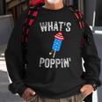 4Th Of July Summer Whats Poppin Funny Firework Sweatshirt Gifts for Old Men