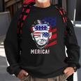 Abraham Lincoln 4Th Of July Merica Men Women American Flag Sweatshirt Gifts for Old Men