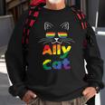 Ally Cat Pride Month Straight Ally Gay Lgbtq Lgbt Women Sweatshirt Gifts for Old Men