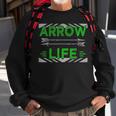 Arrow Life Archery Arrowhead Bow And Arrows Hunting Sweatshirt Gifts for Old Men