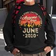 Awesome Since June 2010 Vintage 12Th Birthday V2 Sweatshirt Gifts for Old Men
