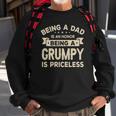 Being A Dad Is An Honor Being A Grumpy Is Priceless Grandpa Sweatshirt Gifts for Old Men