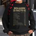 Benjamin Name Gift Benjamin Facts Sweatshirt Gifts for Old Men