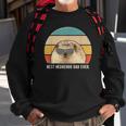 Best Hedgehog Dad Ever Animal Funny Retro Classic Sweatshirt Gifts for Old Men