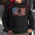 Bigfoot American Flag Sasquatch 4Th July Gift Sweatshirt Gifts for Old Men