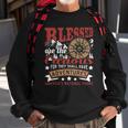 Blessed Are The Curious - Us National Parks Hiking & Camping Sweatshirt Gifts for Old Men