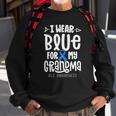 Blue Ribbon For Grandma Disease Als Awareness Family Cure Sweatshirt Gifts for Old Men