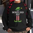 Bonus Dad Elf Matching Family Group Christmas Party Pajama Sweatshirt Gifts for Old Men