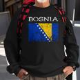 Bosnia-Herzegovina Bosnian Flag Bosnian Pride Bosnian Roots Sweatshirt Gifts for Old Men