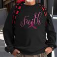 Breast Cancer Awareness Ribbon - Faith Love Hope Pink Ribbon Sweatshirt Gifts for Old Men
