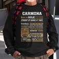 Carmona Name Gift Carmona Born To Rule Sweatshirt Gifts for Old Men