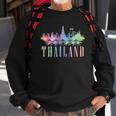 Colorful Thai Kuala Lampur Thailand Sweatshirt Gifts for Old Men