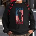Cornhole S For Men Boss Of The Toss 4Th Of July Sweatshirt Gifts for Old Men
