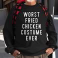 Couples Halloween Costume Worst Fried Chicken Costume Ever Sweatshirt Gifts for Old Men