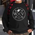 Cute West Virginia Wv Mountain State And Map Sweatshirt Gifts for Old Men