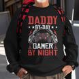 Daddy By Day Gamer By Night Video Gamer Gaming Sweatshirt Gifts for Old Men