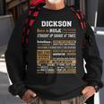 Dickson Name Gift Dickson Born To Rule Sweatshirt Gifts for Old Men