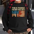 Dont Mess With My Faith Family Flag Country Gun Liberty 4Th Of July Sweatshirt Gifts for Old Men