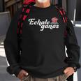 Echale Ganas Rose Vintage Retro Mexican Quote Sweatshirt Gifts for Old Men