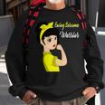 Ewings Sarcoma Warrior Strong Women Yellow Women Ewings Sarcoma Ewings Sarcoma Awareness Sweatshirt Gifts for Old Men