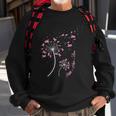 Faith Hope Love Breast Cancer Dandelion Flower Breast Cancer Sweatshirt Gifts for Old Men