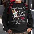 Friends Dont Let Friends Fight Limb Loss Alone Unicorn Grey Ribbon Limb Loss Limb Loss Awareness Sweatshirt Gifts for Old Men