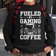 Fueled By Gaming And Coffee Video Gamer Gaming Sweatshirt Gifts for Old Men