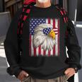 Funny 4Th Of July Usa Flag American Patriotic Eagle Sweatshirt Gifts for Old Men