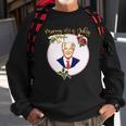 Funny Ugly Christmas Vintage Joe Biden Merry 4Th Of July Sweatshirt Gifts for Old Men