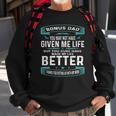 Funny Vintage Fathers Day Bonus Dad From Daughter Son Boys Sweatshirt Gifts for Old Men