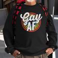 Gay Af Lgbt Pride Rainbow Flag March Rally Protest Equality Sweatshirt Gifts for Old Men