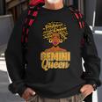 Gemini Zodiac Black African Afro Queen May June Birthday Sweatshirt Gifts for Old Men