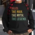 Gilles Name Shirt Gilles Family Name Sweatshirt Gifts for Old Men