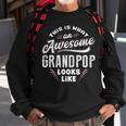 Grandpop Grandpa Gift This Is What An Awesome Grandpop Looks Like Sweatshirt Gifts for Old Men