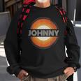 Graphic Tee First Name Johnny Retro Personalized Vintage Sweatshirt Gifts for Old Men