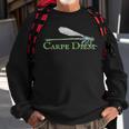 Green Dragonfly - Carpe Diem - Double Sided Sweatshirt Gifts for Old Men
