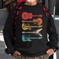 Guitar Lover Retro Style Gift For Guitarist Sweatshirt Gifts for Old Men