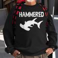 Hammered Hammerhead Shark Funny Drinking Funny Sweatshirt Gifts for Old Men