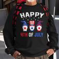 Happy 4Th Of July Gnomes Patriotic American Flag Cute Gnomes Sweatshirt Gifts for Old Men