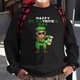 Happy Trick Green Beer Love Irish St Patricks Day Leprechaun Sweatshirt Gifts for Old Men