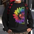 Human Sunflower Lgbt Tie Dye Flag Gay Pride Proud Lgbtq Sweatshirt Gifts for Old Men