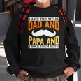 I Have Two Titles Dad And Papa And I Rock Them Both V2 Sweatshirt Gifts for Old Men