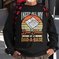 I Keep All My Dad Jokes In A Dad-A-Base Vintage Father Dad Sweatshirt Gifts for Old Men